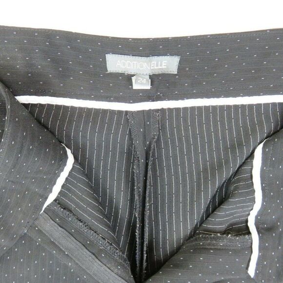 Additionelle Dress Pants Black White Women's Plus Size 24 - Picture 3 of 3